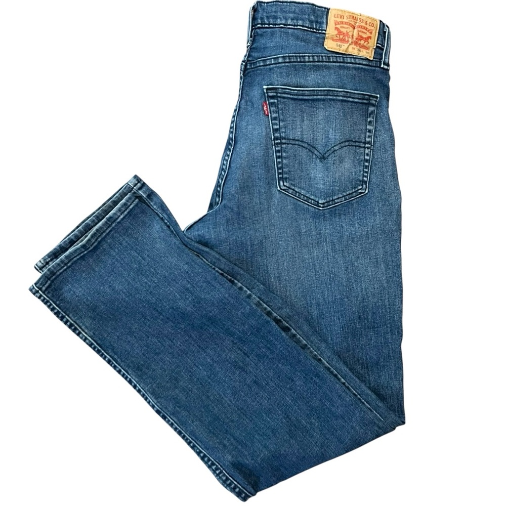 Levi's Straight Fit Mid-Blue Men's Jeans